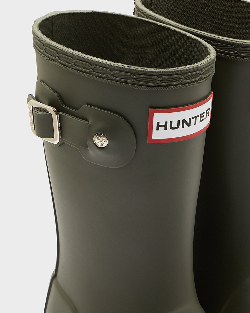 Galochas Hunter Criança Verde Escuro Oliva - Original Little - 94CQKIUTJ
